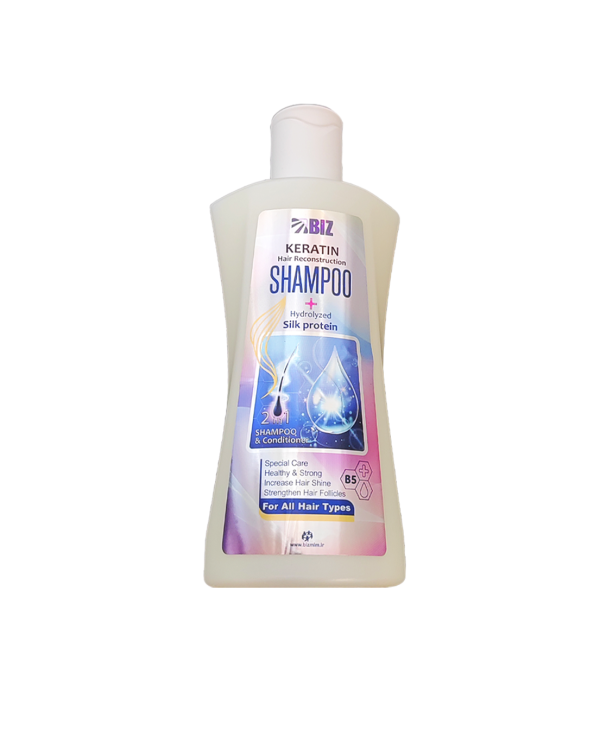 شامپو کراتینه و پروتئین هیدرولیز شده ابریشم